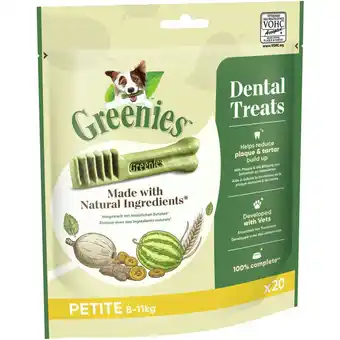 Zooplus 15% korting! Greenies honden kauwsnacks 170 g en 340 g aanbieding