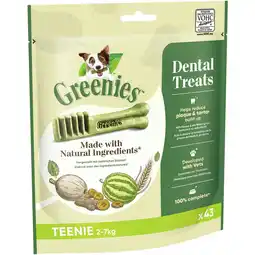 Zooplus 15% korting! Greenies honden kauwsnacks 170 g en 340 g aanbieding