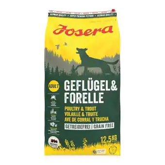 Zooplus 12,5kg Josera Gevogelte & Forel droogvoer voor honden aanbieding