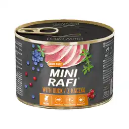 Zooplus Dubbelpak 24x185g Rafi Mini met eend natvoer voor honden aanbieding