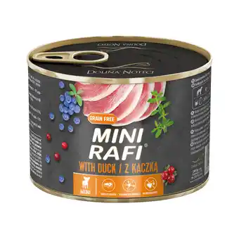 Zooplus Dubbelpak 24x185g Rafi Mini met eend natvoer voor honden aanbieding