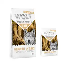 Zooplus 14kg Gnarled Oaks Scharrelkip & Konijn Soft Wolf of Wilderness Hondenvoer aanbieding