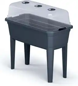 Intratuin Prosperplast kweekbak op poten grijs 75 x 37 x 77 cm aanbieding