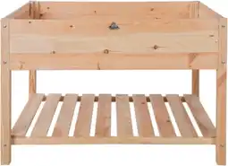 Intratuin Esschert Design kweekbak verhoogd naturel 118,8 x 78,8 x 78 cm aanbieding