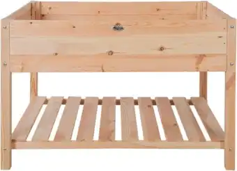 Intratuin Esschert Design kweekbak verhoogd naturel 118,8 x 78,8 x 78 cm aanbieding