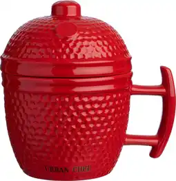 Intratuin Urban Chef mok Kamado rood 330 ml aanbieding