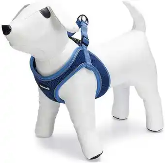 Intratuin Beeztees hondentuig Parinca Premium blauw 41-46 cm aanbieding