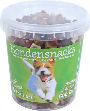 Intratuin Boony hondensnoepjes Trainers mini botjes 500 g aanbieding