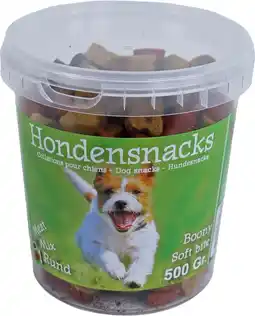 Intratuin Boony hondensnoepjes mix rund 500 g aanbieding