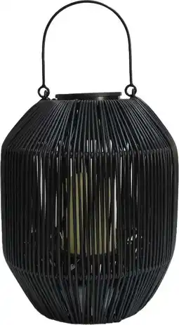 Intratuin Intratuin solar tafellamp Burgos zwart D 23 H 29 cm aanbieding