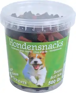 Intratuin Boony hondensnoepjes Trainers botjes mix 500 g aanbieding