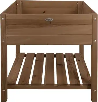 Intratuin Esschert Design kweekbak verhoogd bruin 78,8 x 78,8 x 78 cm aanbieding