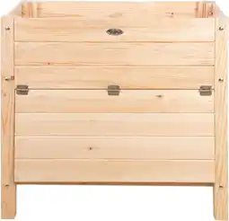 Intratuin Esschert Design kweekbak verhoogd naturel 78,8 x 40,6 x 78 cm aanbieding