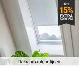 Raamdecoratie.com Dakraam rolgordijnen aanbieding
