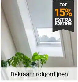 Raamdecoratie.com Dakraam rolgordijnen aanbieding