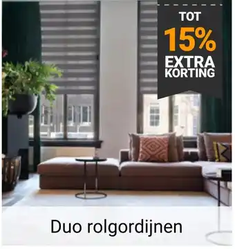 Raamdecoratie.com Duo rolgordijnen aanbieding