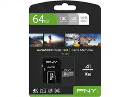MediaMarkt PNY Pro Elite Microsd 64 Gb aanbieding
