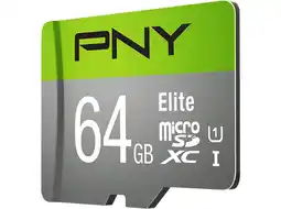 MediaMarkt PNY Microsd Cl10 100mb/s 64 Gb+ Adapter aanbieding