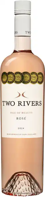 De Wijnbeurs Two Rivers 'Isle of Beauty' Rosé aanbieding