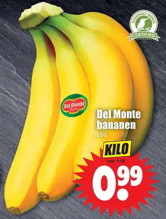 Dirk Del monte bananen aanbieding