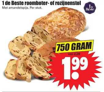 Dirk 1 de Beste roomboter- of rozijnenstol aanbieding