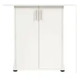 Pets Place Akvastabil Kast Akvastabil Family 80 - Aquariummeubel - 80x35x79 cm Wit Zilvergrijs aanbieding
