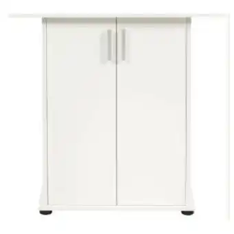 Pets Place Akvastabil Kast Akvastabil Family 80 - Aquariummeubel - 80x35x79 cm Wit Zilvergrijs aanbieding