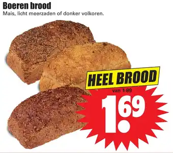 Dirk Boeren brood aanbieding