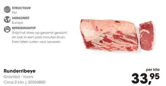 HANOS Runderribeye aanbieding