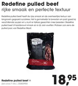 HANOS Redefine pulled beef aanbieding