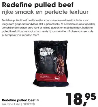 HANOS Redefine pulled beef aanbieding