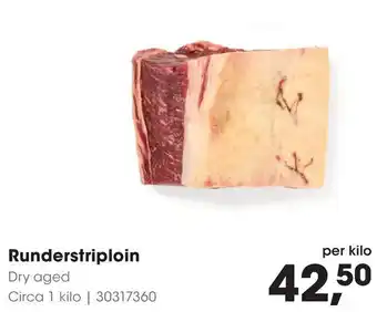 HANOS Runderstriploin aanbieding