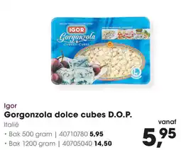 HANOS Gorgonzola dolce cubes D.O.P. aanbieding
