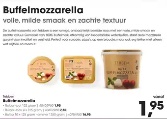 HANOS Buffelmozzarella aanbieding