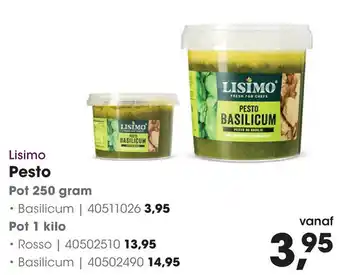 HANOS Lisimo Pesto aanbieding
