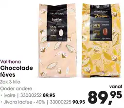 HANOS Valrhona Chocolade fèves aanbieding