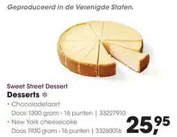 HANOS Sweet Street Dessert aanbieding