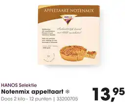 HANOS Notenmix appeltaart aanbieding