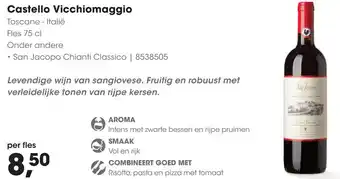 HANOS Castello Vicchiomaggio aanbieding