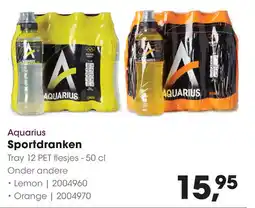 HANOS Aquarius Sportdranken aanbieding