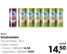 HANOS Hero Frisdranken aanbieding