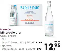 HANOS Bar-le-Duc Mineraalwater aanbieding