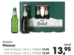 HANOS Grolsch Pilsener aanbieding