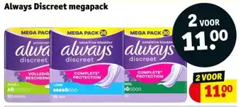 Kruidvat Always Discreet megapack aanbieding