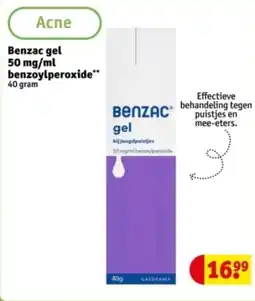Kruidvat Benzac Gel Benzoylperoxide aanbieding