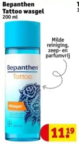 Kruidvat Bepanthen Tattoo Wasgel aanbieding