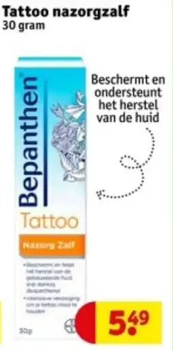 Kruidvat Tattoo Nazorgzalf aanbieding