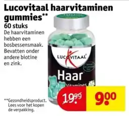 Kruidvat Lucovitaal Haarvitaminen Gummies aanbieding
