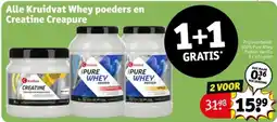Kruidvat Alle Kruidvat Whey poeders en Creatine Creapure aanbieding