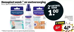 Kruidvat Hansaplast wond en Voetverzorging aanbieding